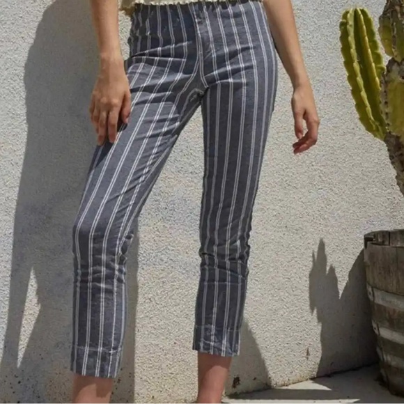 4🛒 $20‼️ Brandy Melville pants Size XS/Small Tiden Pants Stripe blue White - Picture 12 of 15